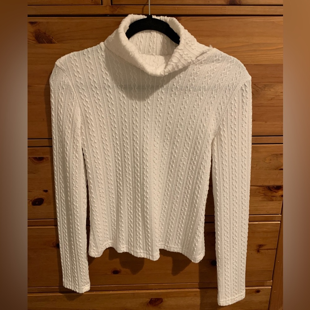 white turtleneck